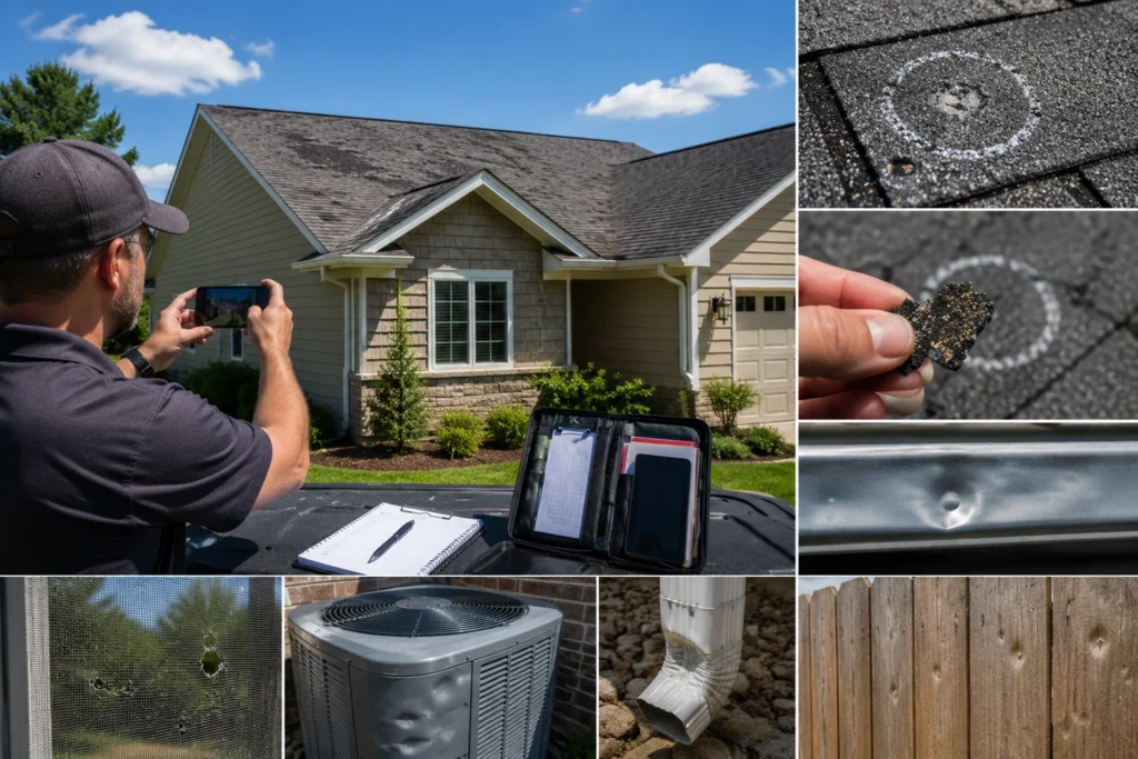 Roof Hail Damage Insurance Claim 3